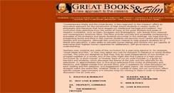 Desktop Screenshot of greatbooksandfilm.com